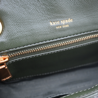 Evelyn Bonsai Tre Olive Green Quilted Mini Top Handle Bag