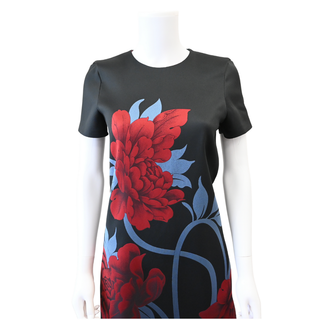 LA DOUBLE J' | Peonies Jacquard Swing Dress
