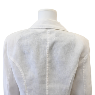 L'AGENCE | Wayne White Linen Blazer