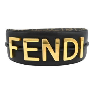 FENDI | Brown FF Jacquard Fendigraphy Hobo Shoulder Bag