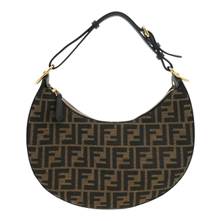 Brown FF Jacquard Fendigraphy Hobo Shoulder Bag