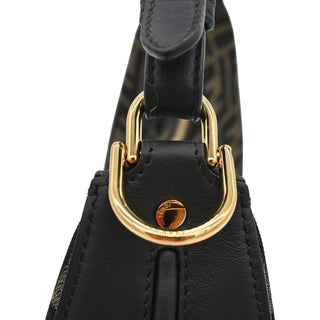 FENDI | Brown FF Jacquard Fendigraphy Hobo Shoulder Bag