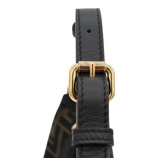 FENDI | Brown FF Jacquard Fendigraphy Hobo Shoulder Bag