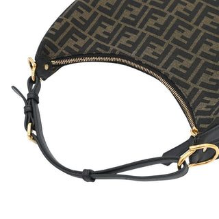 FENDI | Brown FF Jacquard Fendigraphy Hobo Shoulder Bag