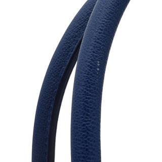 ALEXANDER MCQUEEN | Blue Leather Heroine Top Handle Bag