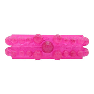 CULT GAIA | Pink Marbled Acrylic Bubble Box Clutch