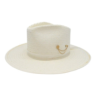 FREYA | Beige Woven Straw Hat
