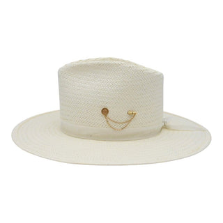 FREYA | Beige Woven Straw Hat