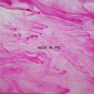 CULT GAIA | Pink Marbled Acrylic Bubble Box Clutch