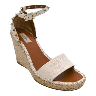 VALENTINO | Rockstud Espadrille Wedge Sandals