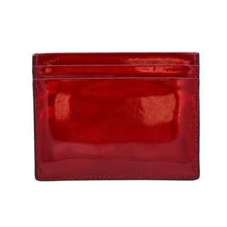 CHRISTIAN LOUBOUTIN | Kios Metallic Red Studded Card Holder