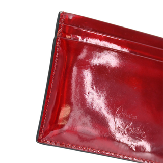 CHRISTIAN LOUBOUTIN | Kios Metallic Red Studded Card Holder