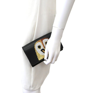 LOUIS VUITTON | Epi Leather Night Bird Sequin Twist Chain Wallet