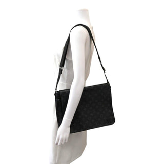 LOUIS VUITTON | Monogram Eclipse District PM Messenger Bag
