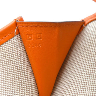 HERMES | Orange Jige Elan Swift Leather Clutch