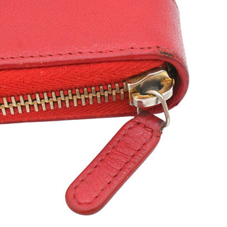 CHANEL | Red CC Mademoiselle Zip Around Wallet