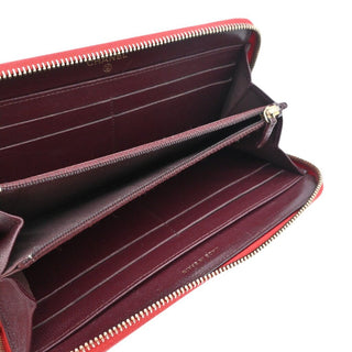 CHANEL | Red CC Mademoiselle Zip Around Wallet