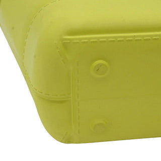 BOTTEGA VENETA | Lime Green Rubber Arco Tote Bag
