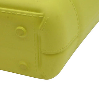 BOTTEGA VENETA | Lime Green Rubber Arco Tote Bag