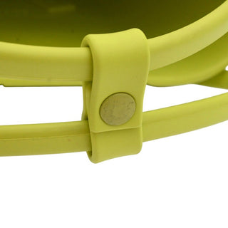 BOTTEGA VENETA | Lime Green Rubber Arco Tote Bag