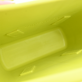 BOTTEGA VENETA | Lime Green Rubber Arco Tote Bag