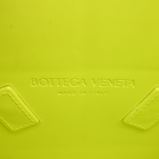 BOTTEGA VENETA | Lime Green Rubber Arco Tote Bag