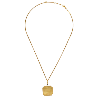 CELINE | Triomphe Plate Pendant Necklace