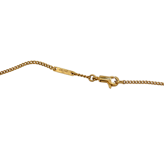 CELINE | Triomphe Plate Pendant Necklace