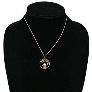 DIOR | Logo Medallion Pendant Necklace
