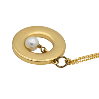 DIOR | Logo Medallion Pendant Necklace