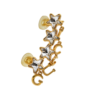 GUCCI | Script-Logo Crystal Star Climber Earring