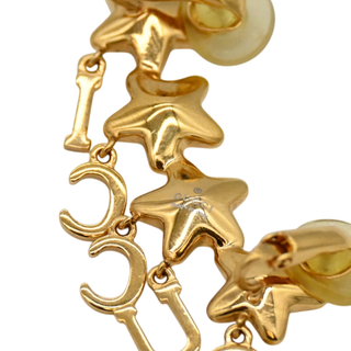 GUCCI | Script-Logo Crystal Star Climber Earring
