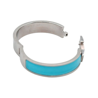 HERMES | Narrow Blue Clic H Bracelet
