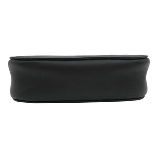 You Are The World Mini Camera Bag Black Leather Crossbody