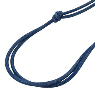 Denim Intrecciato Loop Camera Crossbody Bag