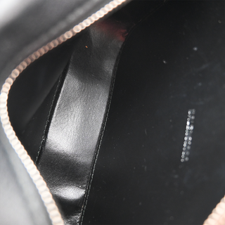 You Are The World Mini Camera Bag Black Leather Crossbody