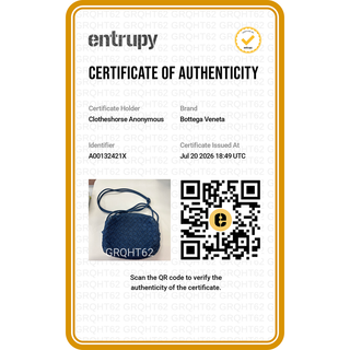 Denim Intrecciato Loop Camera Crossbody Bag