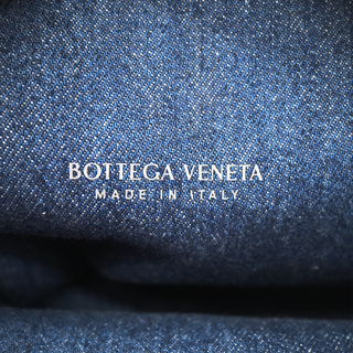 Denim Intrecciato Loop Camera Crossbody Bag