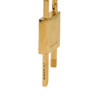 Small Gold 4G Lock Earrings