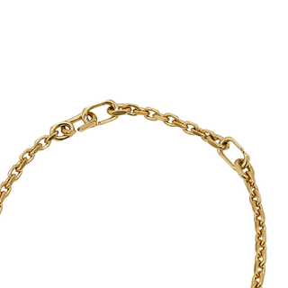 Gold 4G Lock Pendant Necklace
