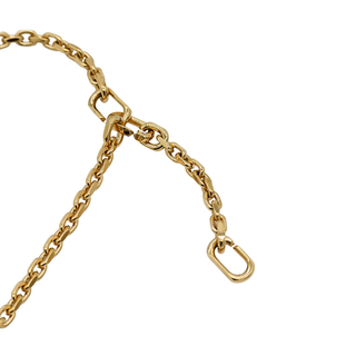 Gold 4G Lock Pendant Necklace