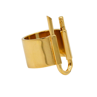 GIVENCHY | Gold U Lock Ring