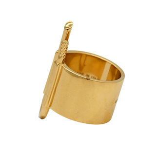 GIVENCHY | Gold U Lock Ring