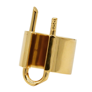 GIVENCHY | Gold U Lock Ring