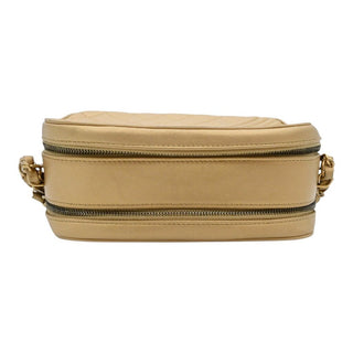 Gold Metallic Lambskin Coco Boy Camera Bag
