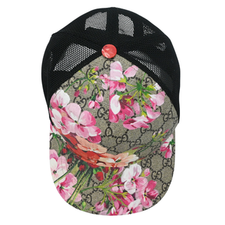 GG Supreme Blooms Floral Print Mesh Trucker Cap