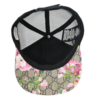 GG Supreme Blooms Floral Print Mesh Trucker Cap