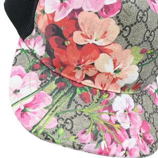 GG Supreme Blooms Floral Print Mesh Trucker Cap