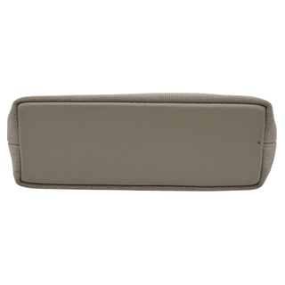 Taupe Layered Grosgrain Mini Top Handle Bag