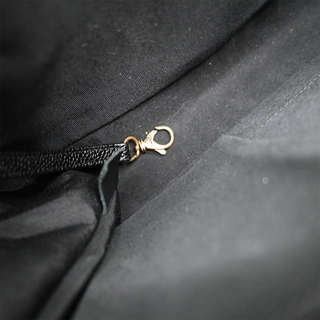 Black Caviar Leather Large Boy Flap Bag